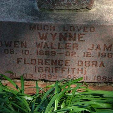 WYNNE Owen Waller James 1889-1969 &amp;  Florence Dora GRIFFITH 1899-1988