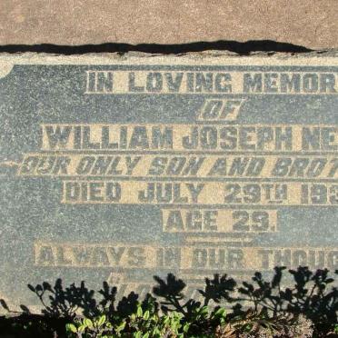 NEVILL William Joseph  -1932