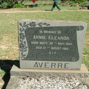 AVERRE Annie Eleanor 1884-1966