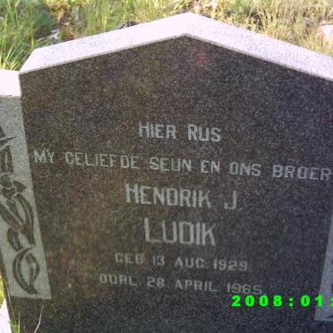 LUDICK  Hendrik J. 1929-1965