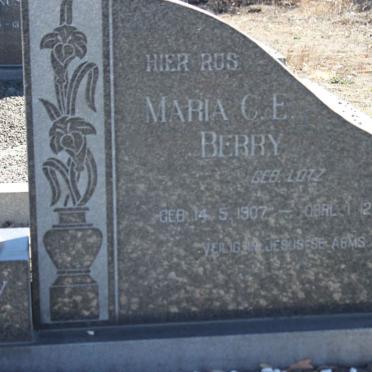 BERRY William A. 1911-1989 & Maria C.R. LOTZ 1907-1982 _2
