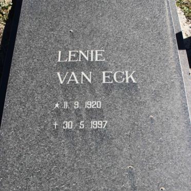 ECK Lenie, van 1920-1997