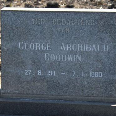 GOODWIN George Archibald 1911-1980