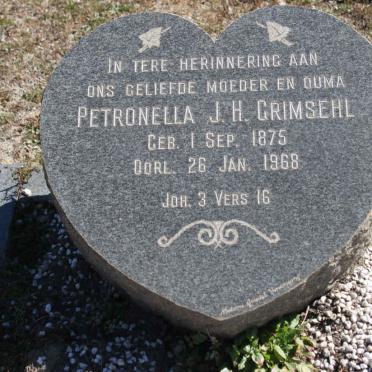 GRIMSEHL Petronella J.H. 1875-1968