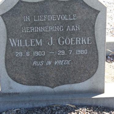 GÖERKE Willem J. 1903-1980