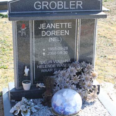 GROBLER Jeanetta Doreen nee NEL 1955-2008