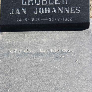 GROBLER Jan Johannes 1933-1982