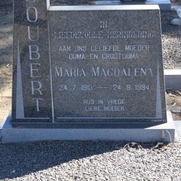 JOUBERT Maria Magdalena 1913-1994