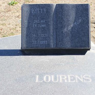 LOURENS Kitty 1921-1993