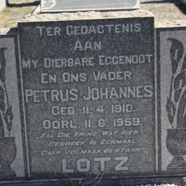 LOTZ Petrus Johannes 1910-1959