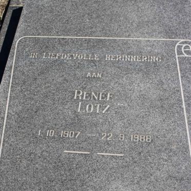 LOTZ Renee 1907-1988