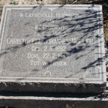 MÜLLER Christoffel Johannes 1892-1955