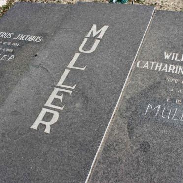 MULLER Petrus Jacobus 1904-1988 & Wilhelmina Catharina Francina POTGIETER 1907-1990 1