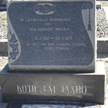 TALJAARD Kotie 1912-1971