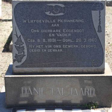TALJAARD Danie 1891-1960