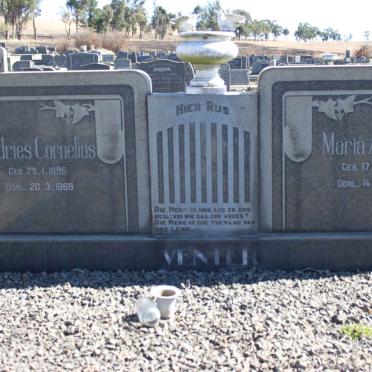 VENTER Andries Cornelius 1896-1969 &amp; Maria Adriana 1907-1960