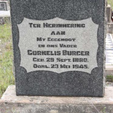 BURGER Cornelis 1880-1945