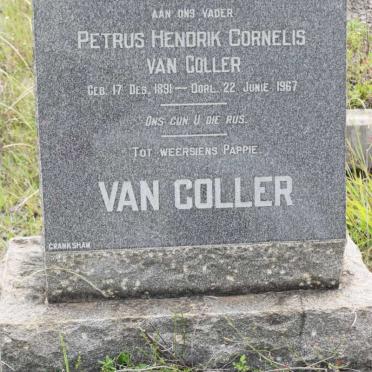 COLLER Petrus Hendrik Cornelis, van 1891-1967