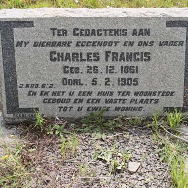 FRANCIS Charles 1861-1905