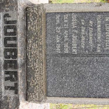 JOUBERT Josua F. 1898-1947