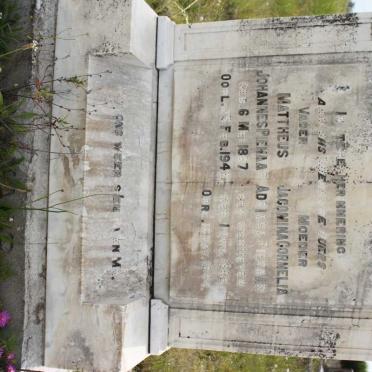 PIENAAR Mattheus Johannes 18?7-194? &amp; Jacomina Cornelia Adriana 