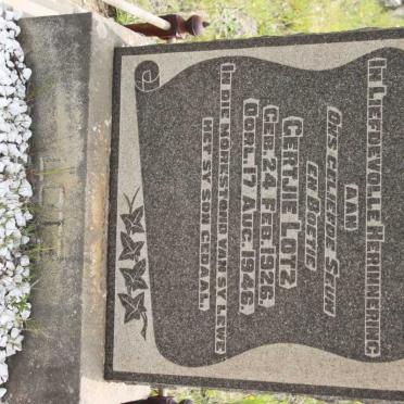 LOTZ Gertjie 1926-1946