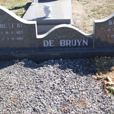 BRUYN J.A., de 1925-1992 &amp; C.G. 1930-2002