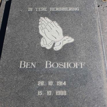 BOSHOFF Ben 1914-1988