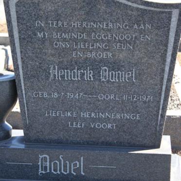 BABEL Hendrik Daniel 1947-1971