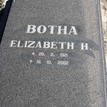 BOTHA Elizabeth H. 1921-2002