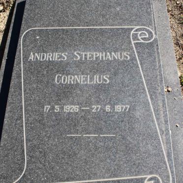 CORNELIUS Andries Stephanus 1926-1977