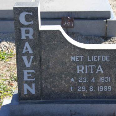 CRAVEN Rita 1931-1989