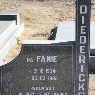DIEDERICKS Fanie 1934-1982
