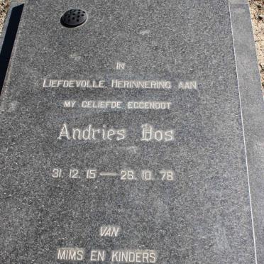 DOS Andries 1915-1978