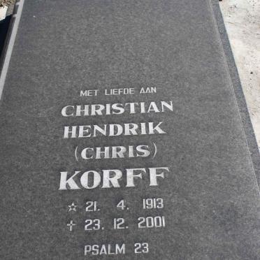 KORFF Christian Hendrik 1913-2001
