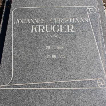 KRUGER Johannes Christiaan 1937-1993