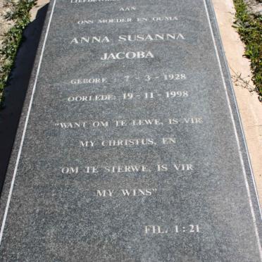 KLOPPERS Anna Susanna Jacoba 1928-1998