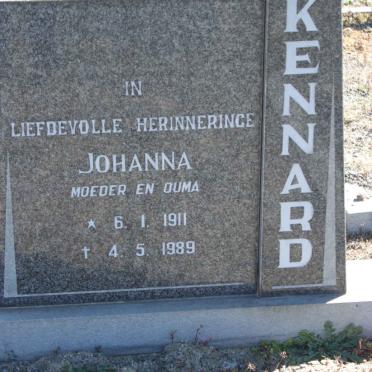 KENNARD Johanna 1911-1989