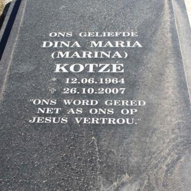 KOTZÉ Dina Maria 1964-2007