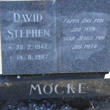 MOCKE David Stephen 1942-1987