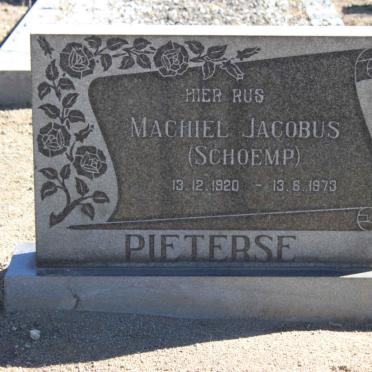 PIETERSE Machiel Jacobus 1920-1973