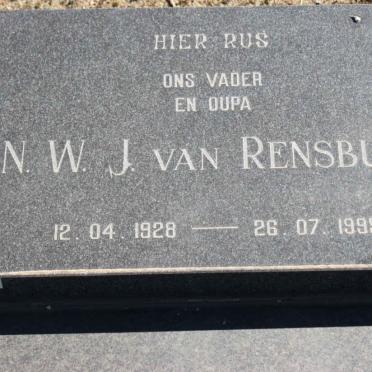 RENSBURG N.W.J., van 1928-1995