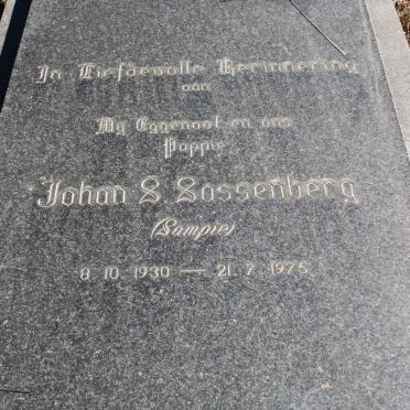 SASSENBERG Johan S. 1930-1975