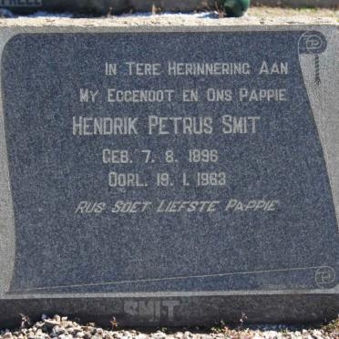 SMIT Hendrik Petrus 1896-1963