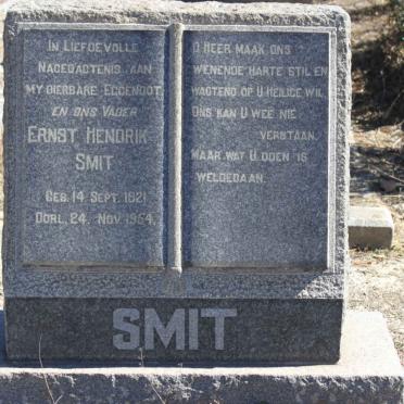 SMIT Ernst Hendrik 1921-1954