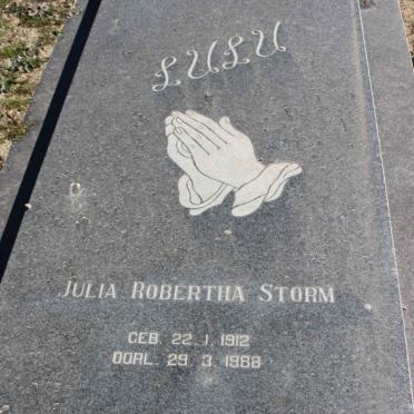 STORM Julia Robertha 1912-1988