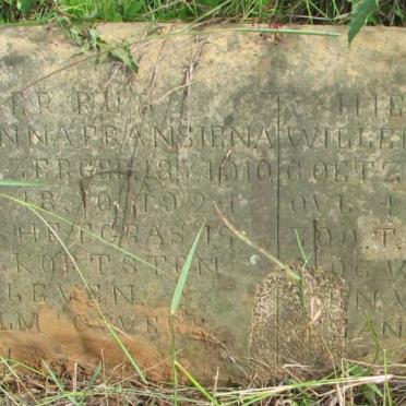 COETZER Willem Johannes 1908-19?? &amp; Johanna Fransiena 1910-1994