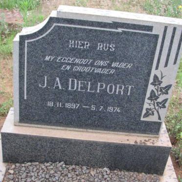 DELPORT J.A. 1897-1974