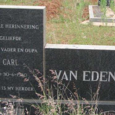 EDEN Abram Carl, van 1906-1980 &amp; Johanna Francina 1910-1982