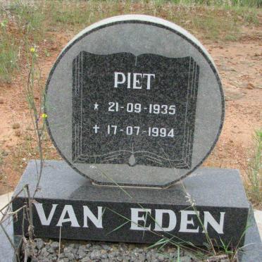 EDEN Piet, van 1935-1994